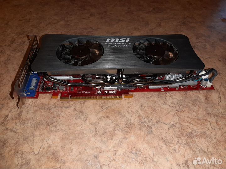 Видеокарта MSI GeForce N275GTX 896Мб Twin Frozr ос