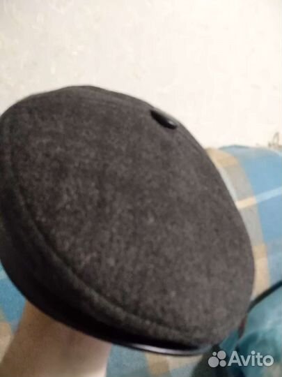 Мужская кепка-фуражка, демисезонная с ушками
