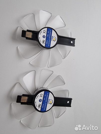 Вентилятор 2 шт rx 590 gme, 580, 570, 470, 480