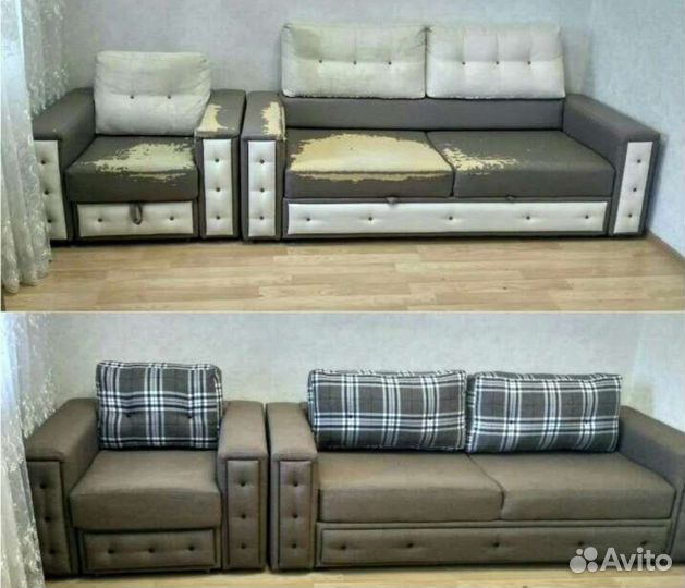 Ремонт и перетяжка мягкой мебели