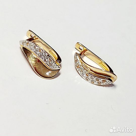 Золотые серьги