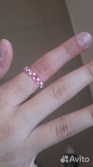 Кольцо из бисера