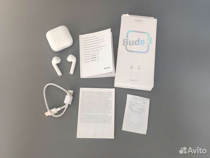 Беспроводные наушники гарнитура Xiaomi Buds 3