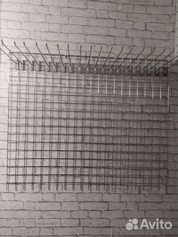 Сетка оцинкованная для одежды и крючков