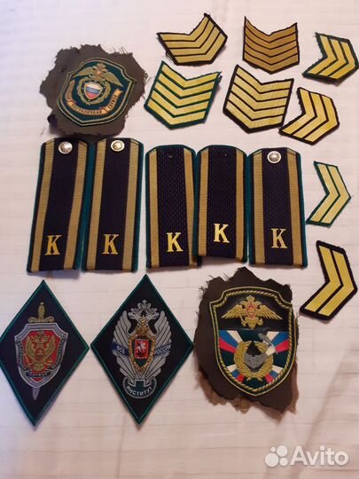 Погоны СССР и Россия РФ