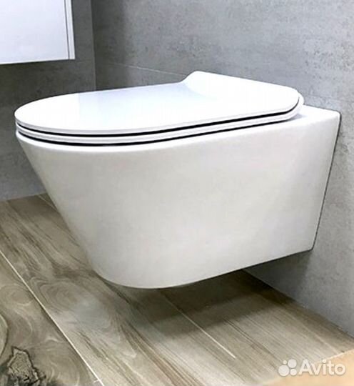 Подвесной унитаз безободковый Kerama Marazzi