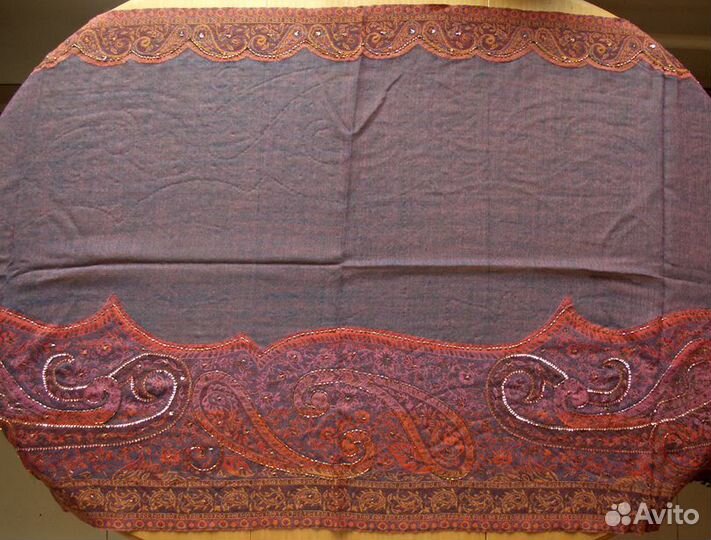 Палантин шерсть