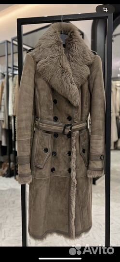 Дубленка натуральная женская burberry