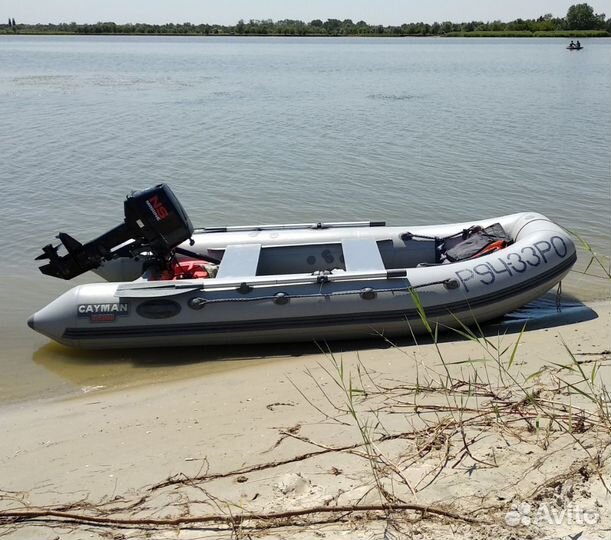 Лодка пвх Cayman N330 + мотор NS Marine 9,8 б/у