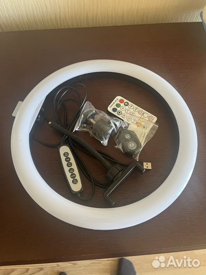 RGB кольцевая лампа 30 + штатив