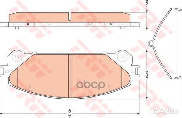 Колодки передние lexus RX270-450h (GYL1, GGL15