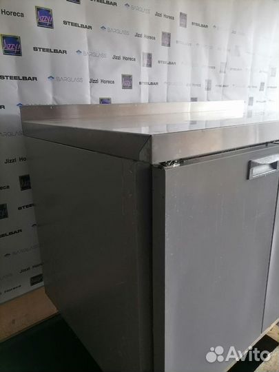 Стол холодильный hicold GN 11/TN с бортом