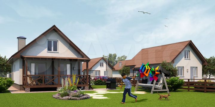 Дом 98 м² на участке 6,5 сот.