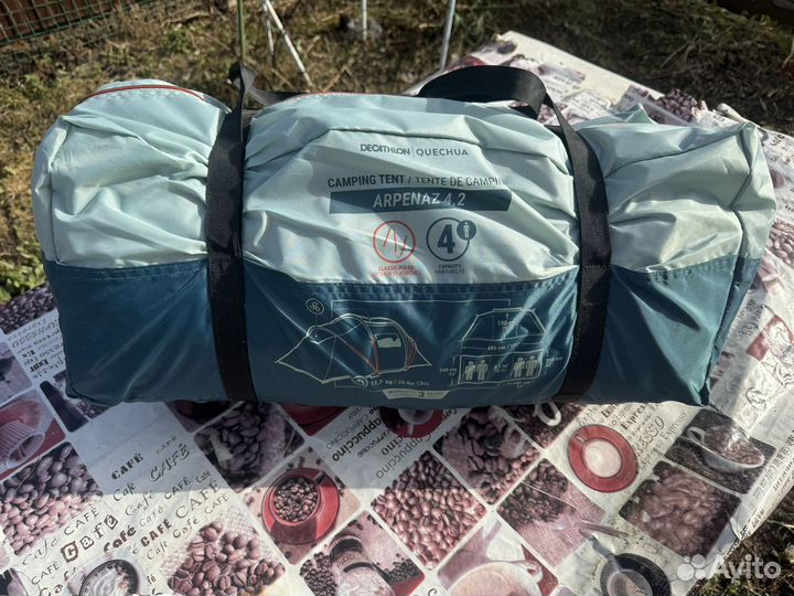 Палатка 4-х местная Arpenaz 4,2 decatlon