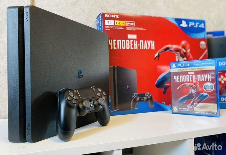 Ps4 slim I Sony Playstation 4 Человек-Паук