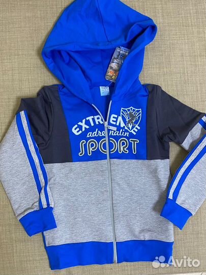 Толстовка новая на мальчика 116 кофта