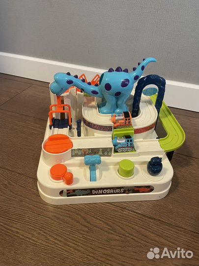 Автотрек с поездами Динозавры