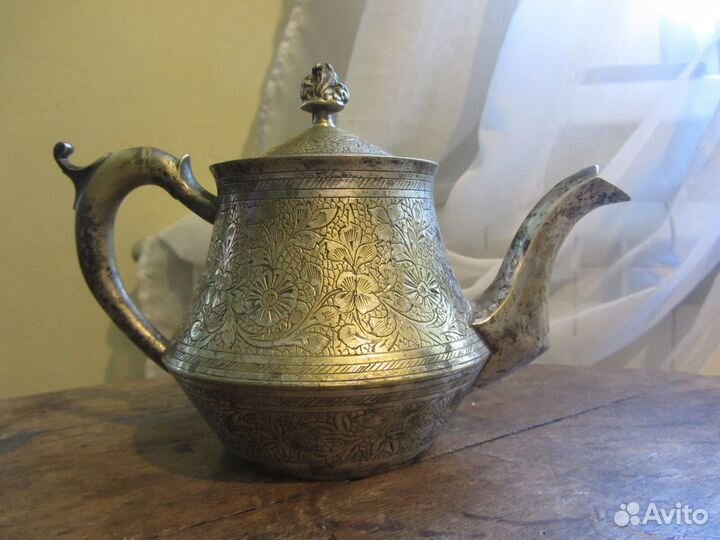 Старинный заварочный чайник для самовара