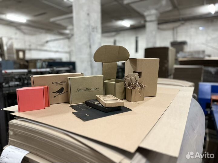 Картонные коробки самосборные