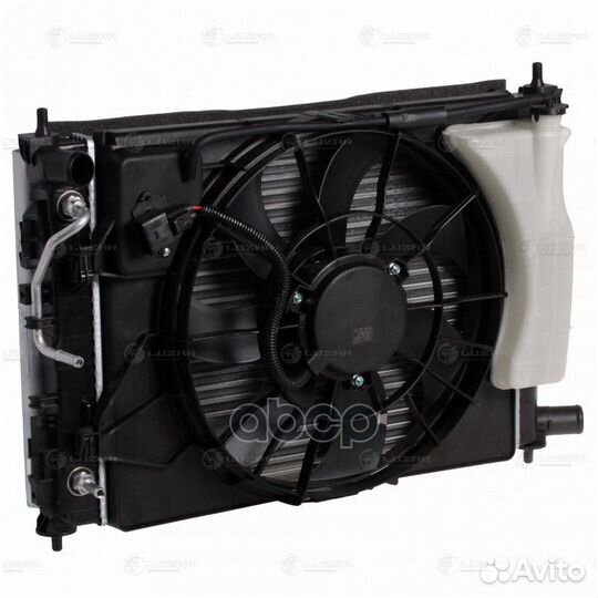 Блок охл. (радиатор+конденсер+вентилятор) hyund