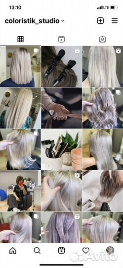 Модели на Сложное окрашивание и стрижка волос