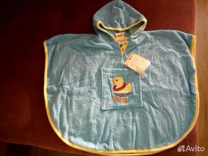 Полотенце-пончо (новое) 1-2 года