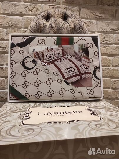 Постельное белье евро новое