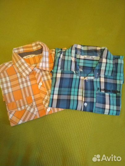 Рубашки с коротким рукавом на 12-14 лет