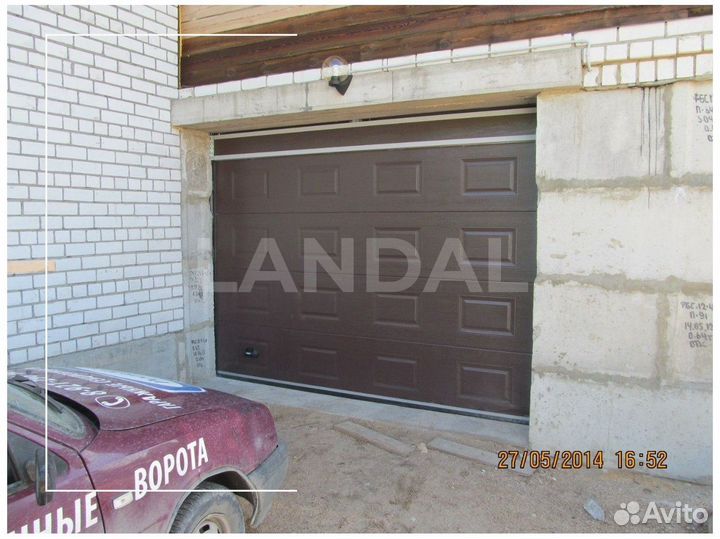 Секционные подъёмные гаражные ворота