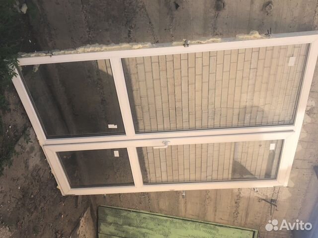 Оконный блок с дверью