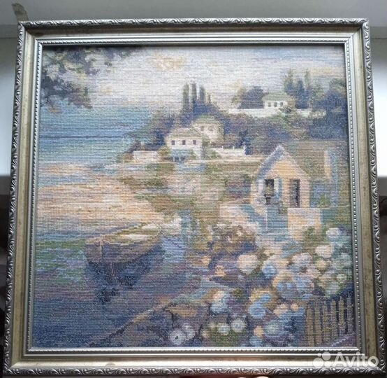 Картина вышитая крестом 