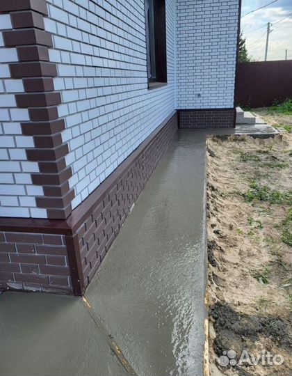 Устройство отмостки