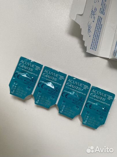 Линзы acuvue oasys двухнедельные -2,75