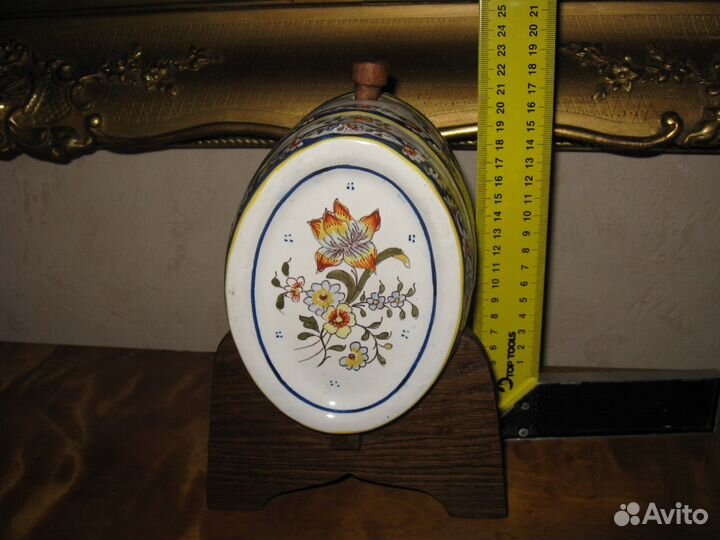 Антиквариат старинный бочонок миниатюрная бочка