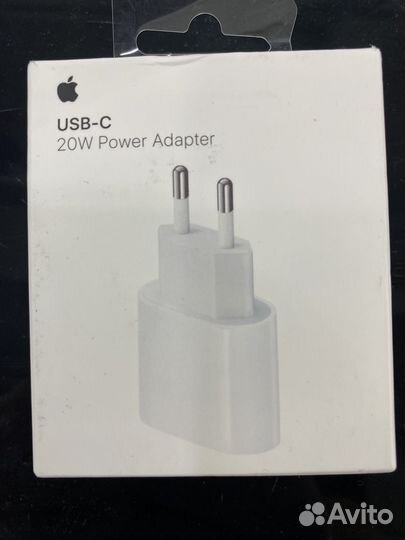 Блок питания apple 20w usb/c, оригинал, новый