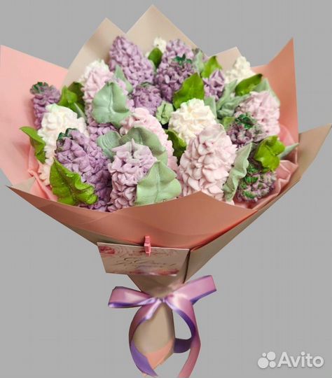 Сладкие букеты из зефира