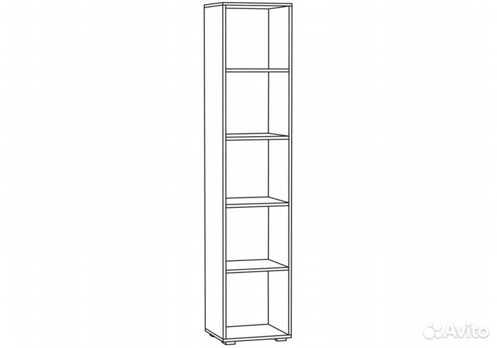 Шкафы Альба дуб золотой (craft) - белый премиум