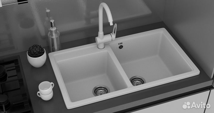 Смеситель для кухни Ulgran Classic U-006-341 ультр