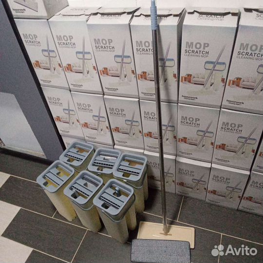 Швабра с ведром и отжимом