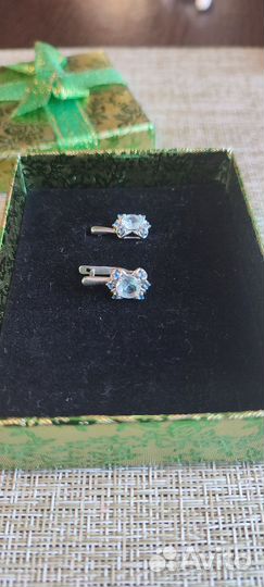 Серьги серебро