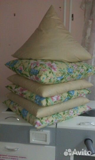 Реставрация, чистка подушек с заменой наперника