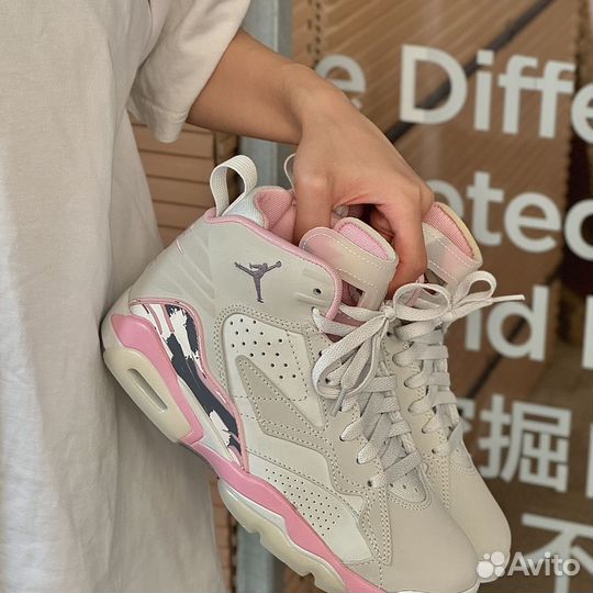 Оригинал Nike air jordan 6 mvp shy pink