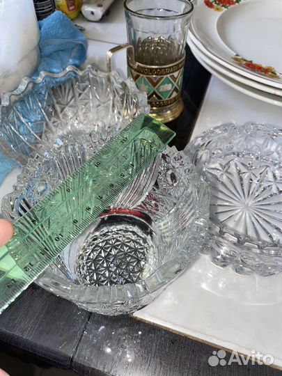 Вазы конфетница СССР, конфетница, пепельница