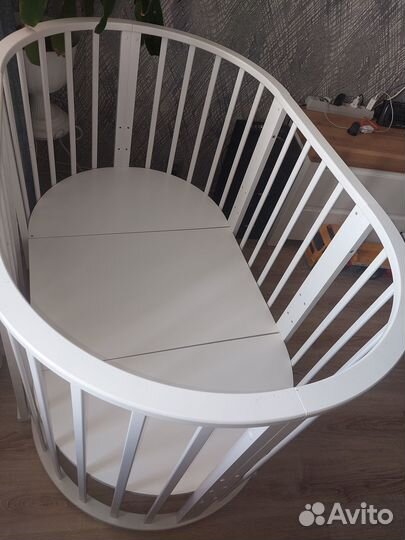 Детская кроватка круглая трансформер