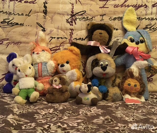 Мягкие советские игрушки