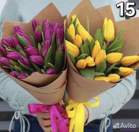 Букеты из тюльпанов (Арт.76043)