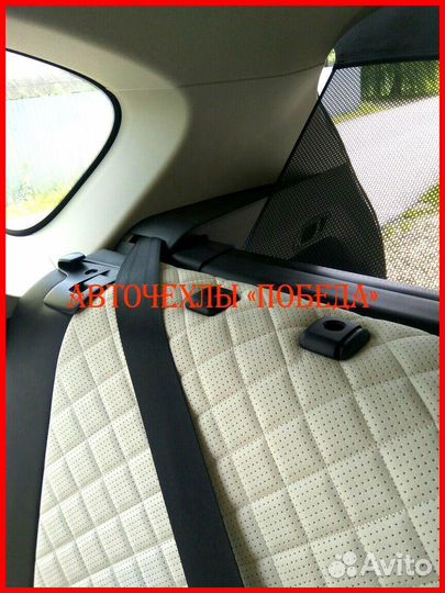 Чехлы Mazda CX-5 1 из экокожи чёрно-белые Ромб