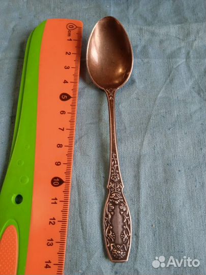 Ложка чайная серебро СССР 875