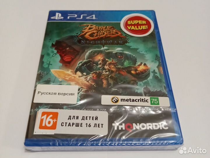 Battle Chasers Nightwar (новый) ps4