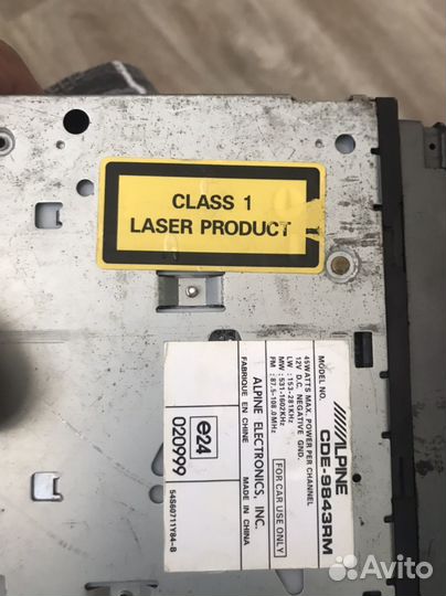 Магнитола alpine CDE-9843RM